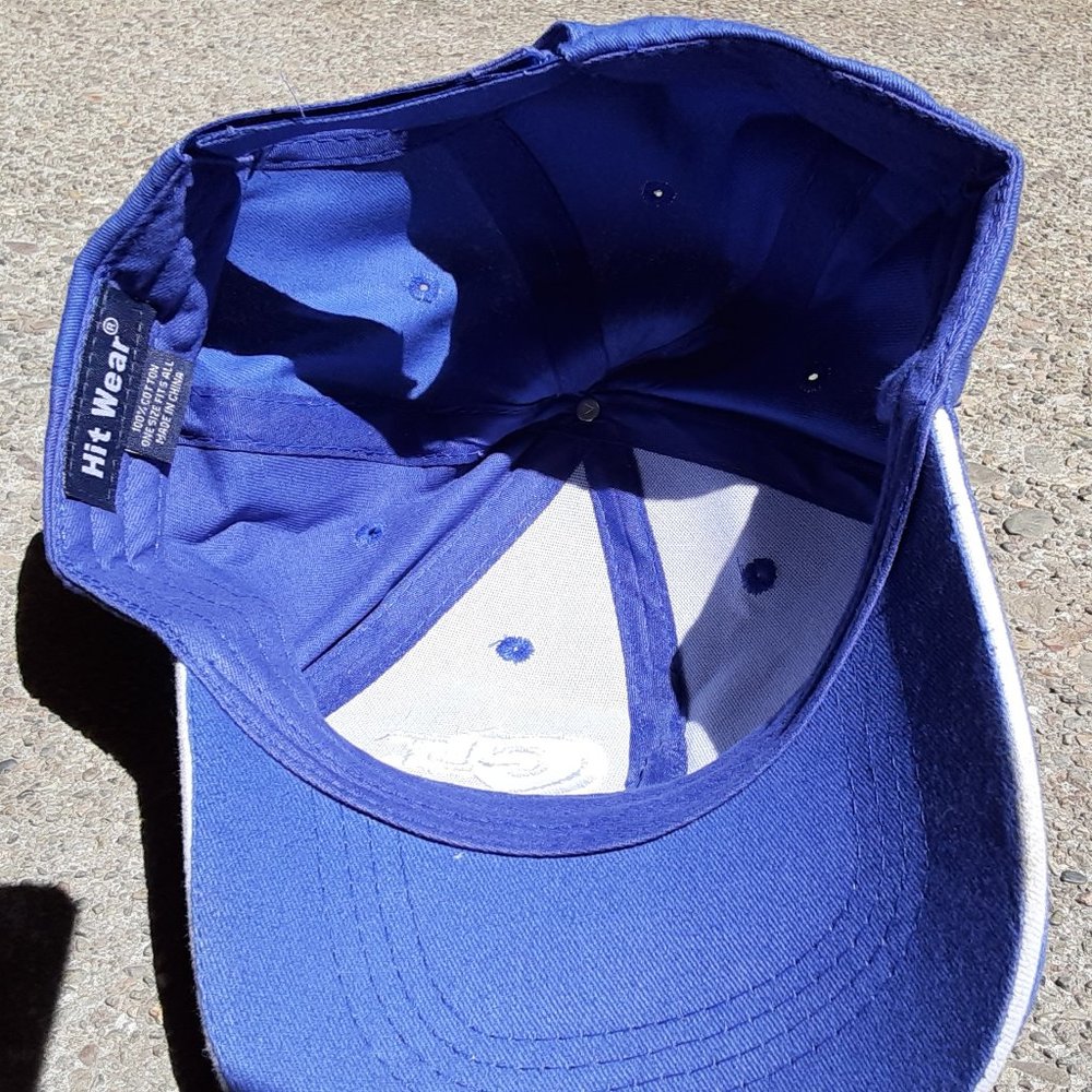 Colt Ammunition Ammo NWOT Baseball Cap Hat Cover Lid; Royal Blue & White - Picture 3 of 6